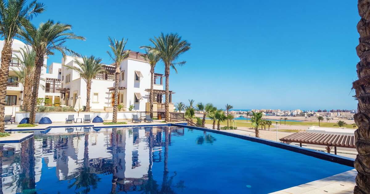Een foto van het zwembad bij Ancient Sands Golf Resort & Residences