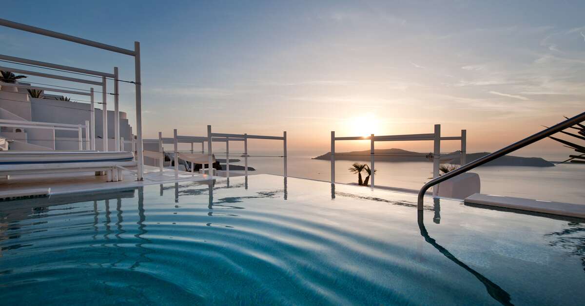 Een foto van het zwembad bij Andromeda Villas & Spa Resort