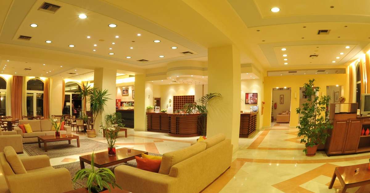 Een foto van het interieur van Corfu Hellinis Hotel
