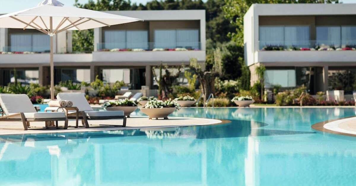 Een foto van het zwembad bij Sani Dunes Hotel