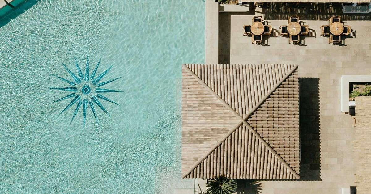 Een foto van het zwembad bij Anassa Hotel