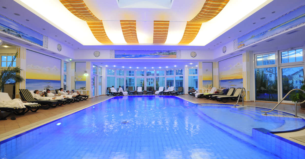 Een foto van het zwembad bij Kaiser Spa Hotel Zur Post