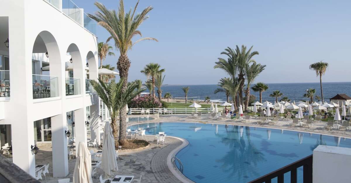 Een foto van het zwembad bij Akti Beach Village Resort
