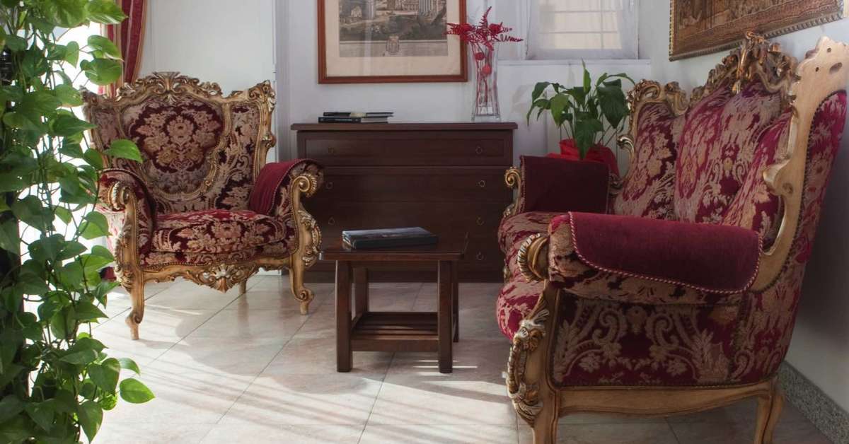 Een foto van het interieur van Hotel Antico Acquedotto