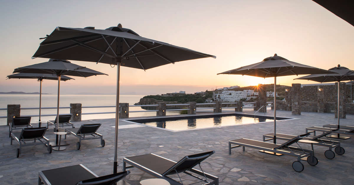 Een foto van het zwembad bij The Alkistis Hotel