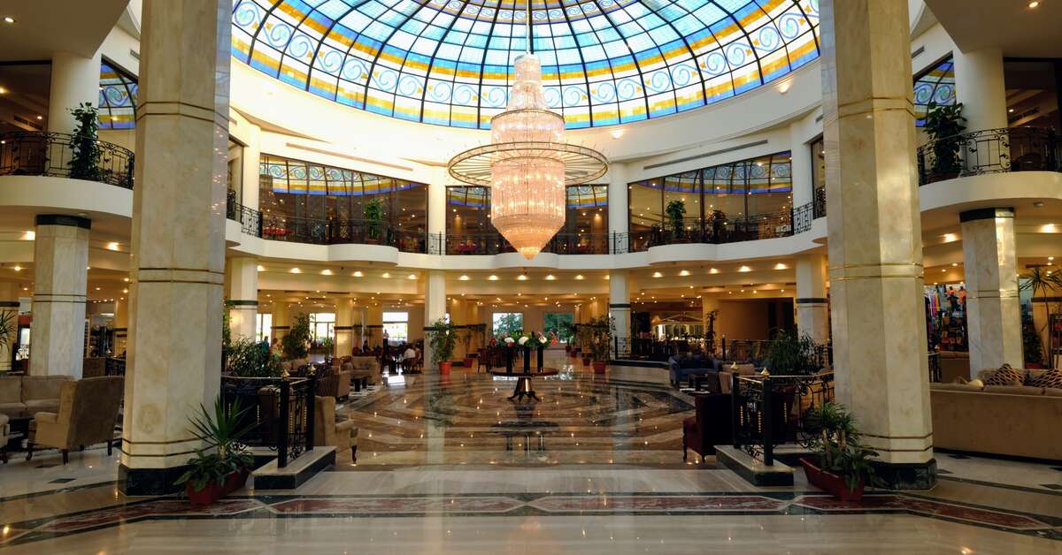 Een foto van het interieur van Grand Oasis Resort