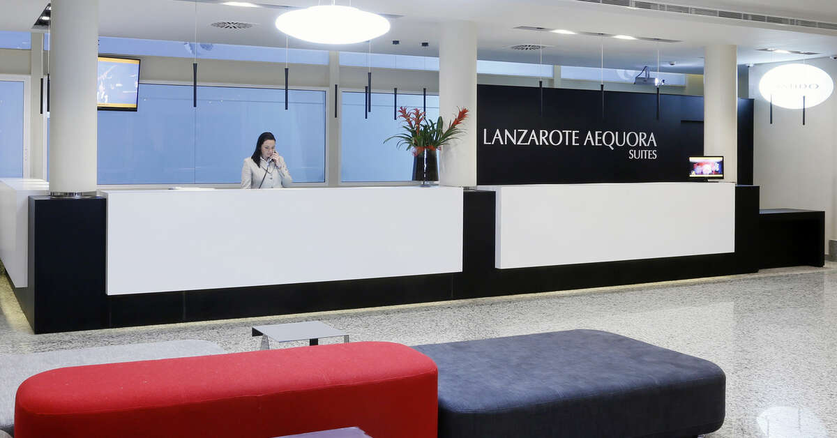 Een foto van het interieur van Sentido Aequora Lanzarote Suites
