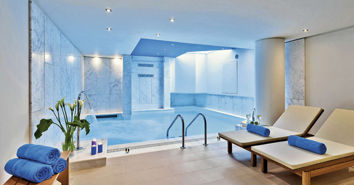 Ein Foto vom Pool im Kriti Beach Hotel
