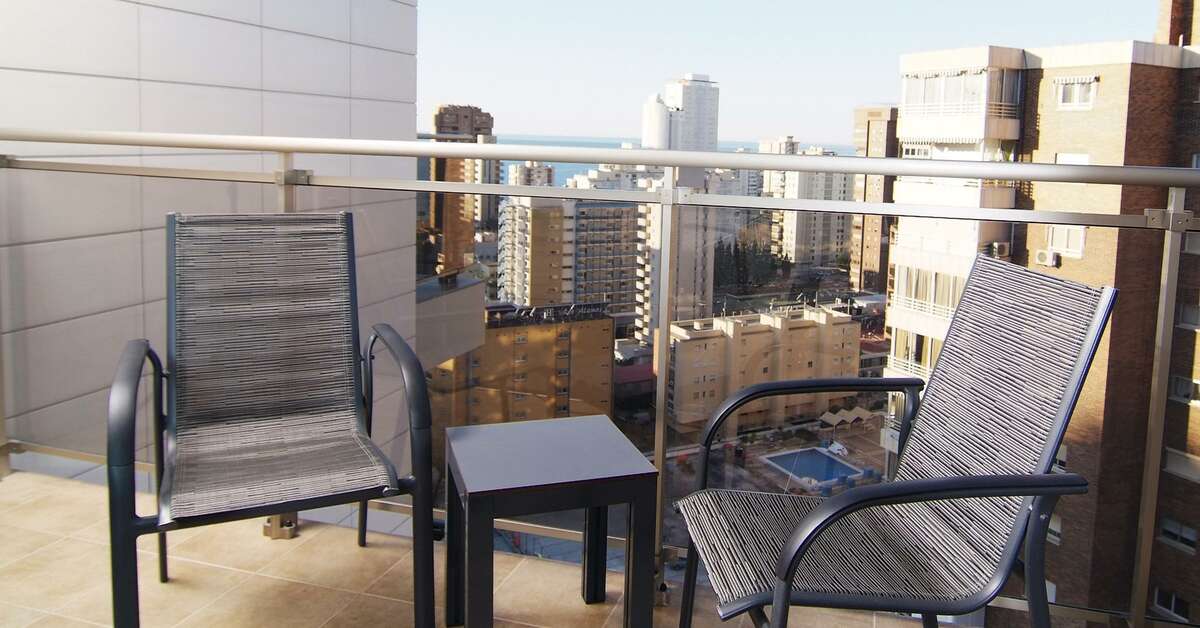 Een foto van het terras bij Sandos Monaco Beach Hotel & Spa