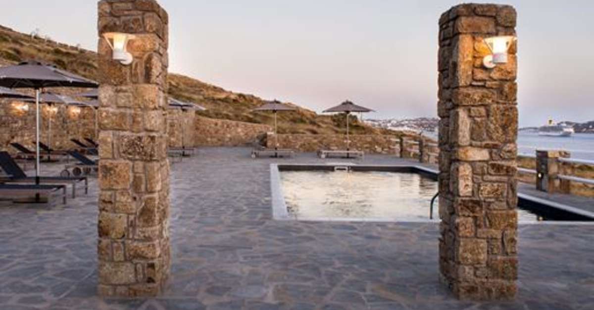 Een foto van het zwembad bij The Alkistis Hotel