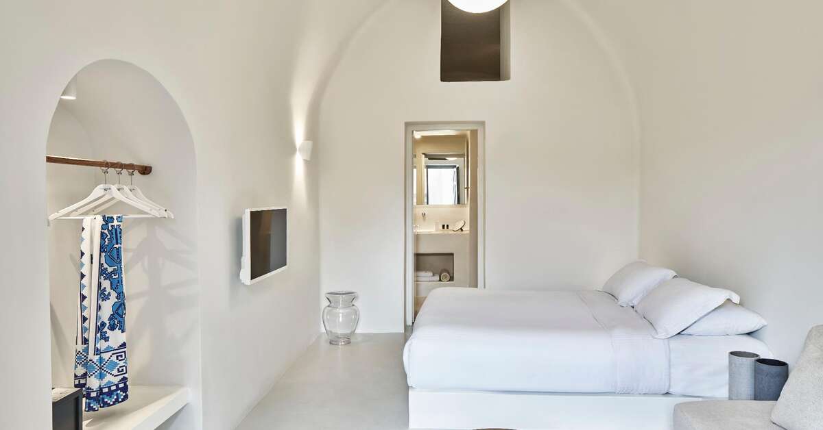 Ein Foto Old Castle Oia
