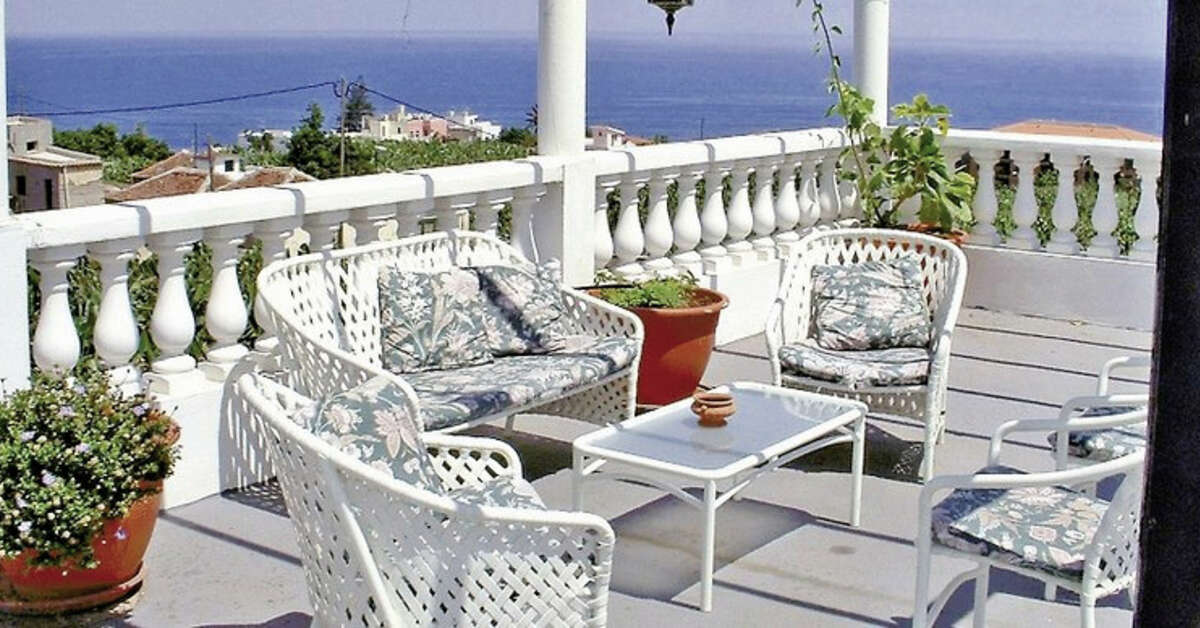 Ein Foto von der Terrasse im Villa Rosalva