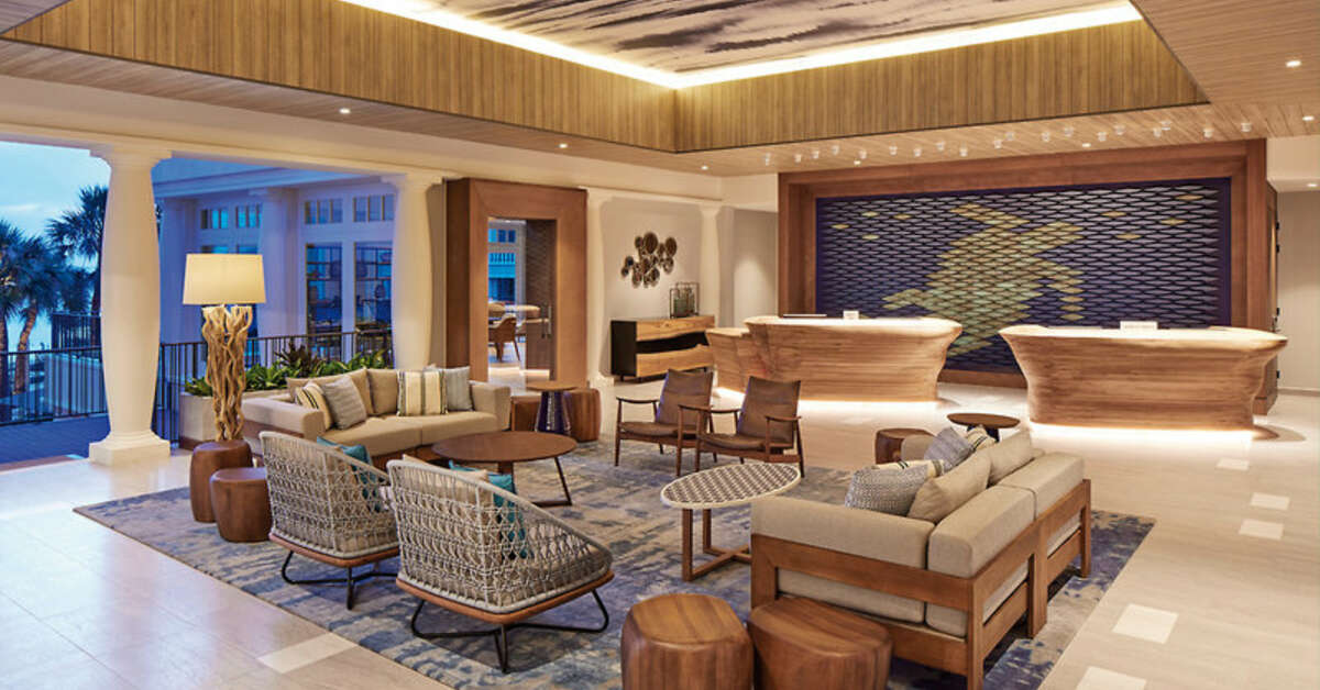 Een foto van het interieur van Curacao Marriott Beach Resort