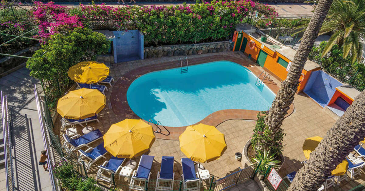 Ein Foto vom Pool im Apartments San Nicolas