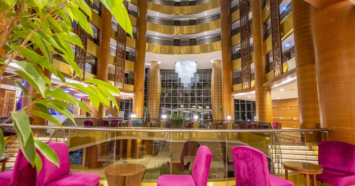 Een foto van het interieur van Sunmelia Beach Resort & Spa