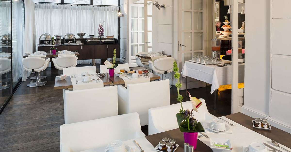 Een foto van de faciliteiten bij Hotel Le Canberra