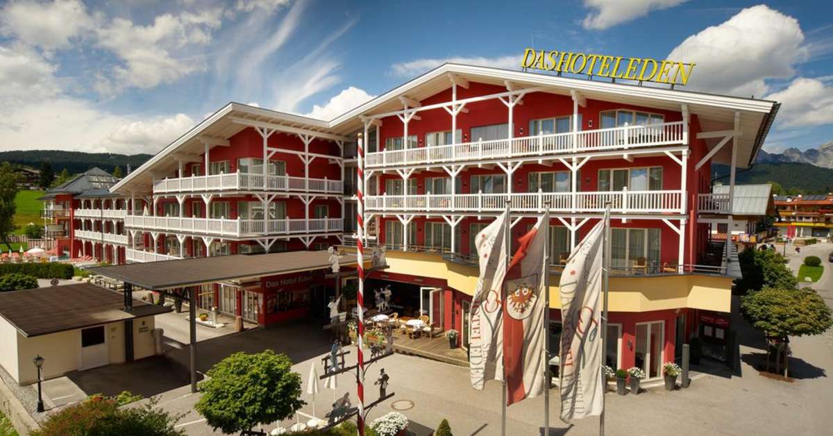 Een foto van de buitenkant van Das Hotel Eden