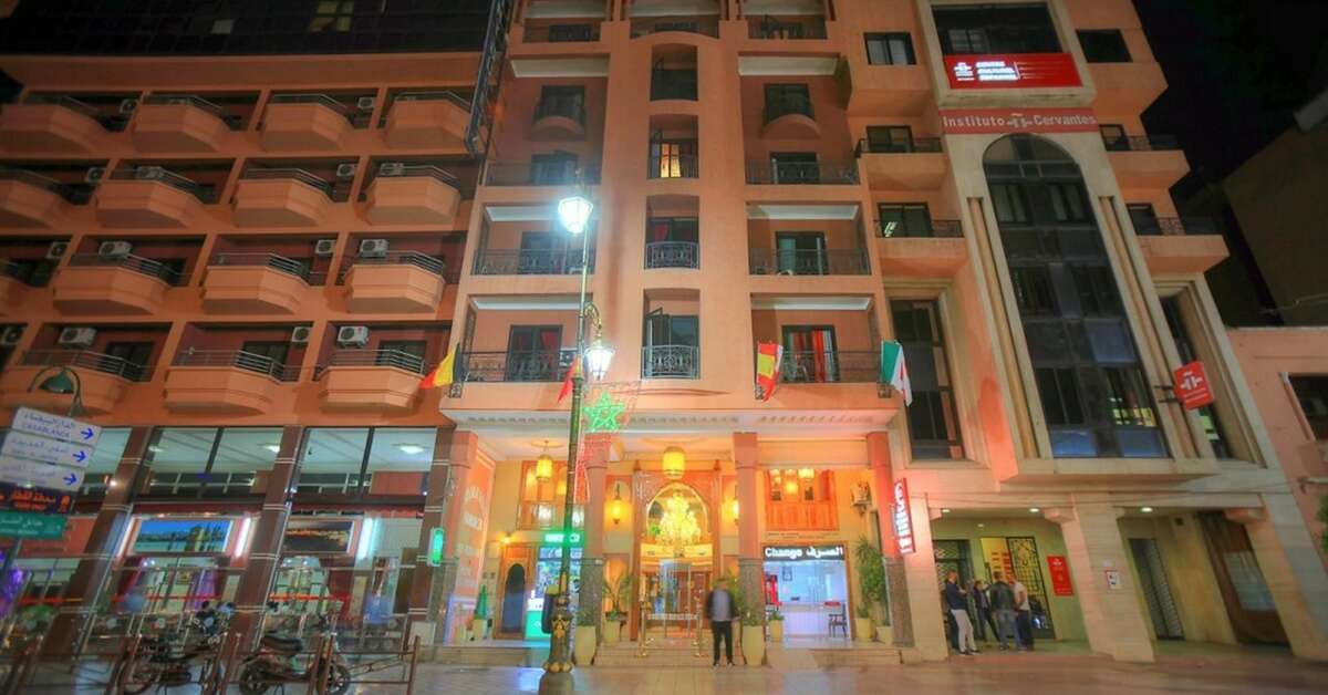 Een foto van de buitenkant van Hotel Mont Gueliz