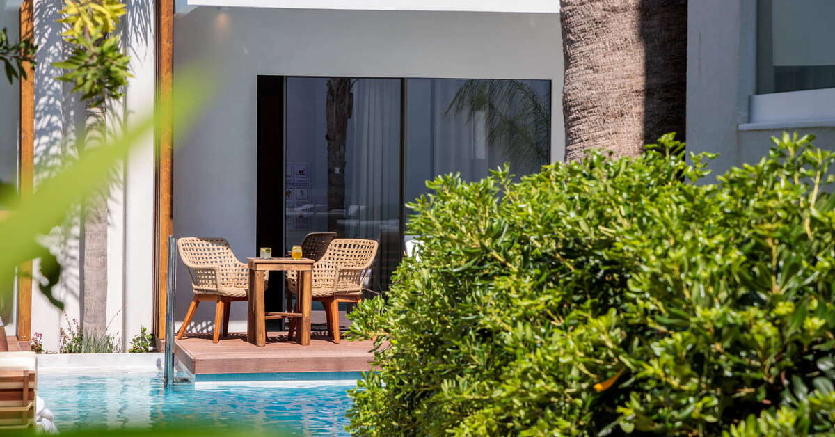 Een foto van de buitenkant van Galazio Beach Resort