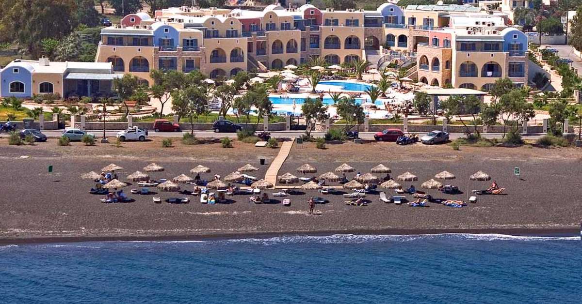 Ein Foto vom Pool im Santo Miramare Resort