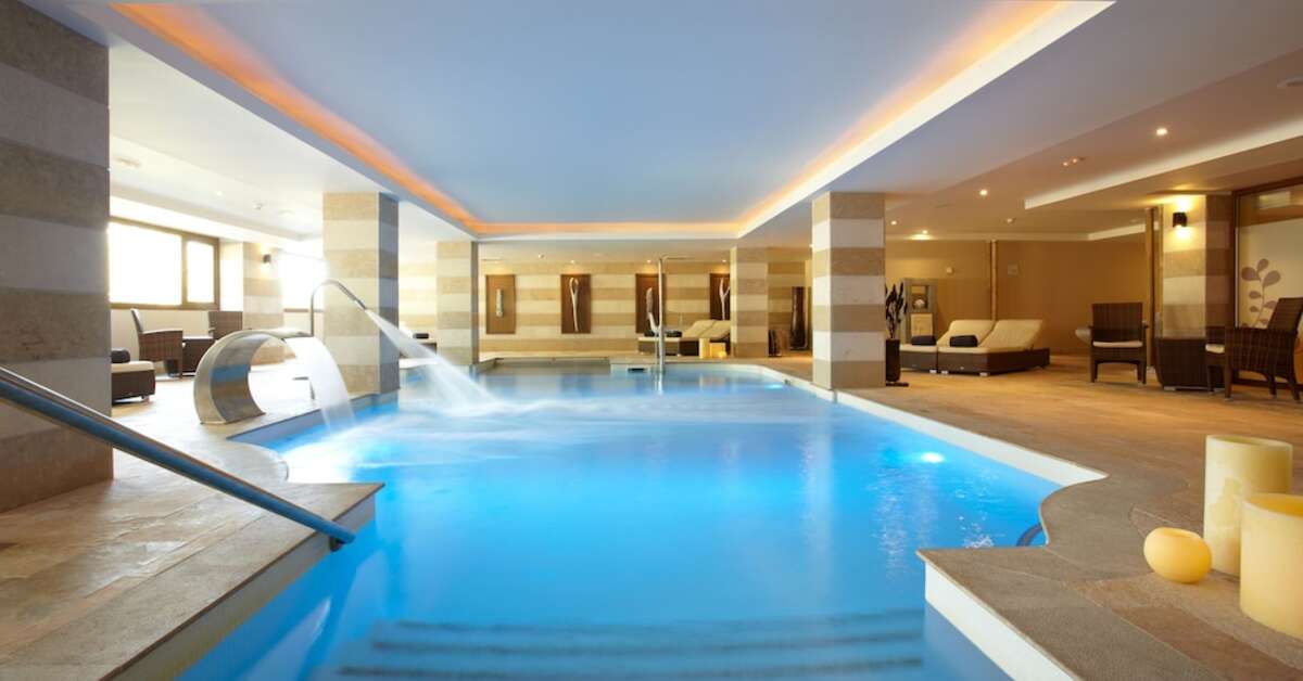 Een foto van het zwembad bij Grupotel Parc Natural & Spa