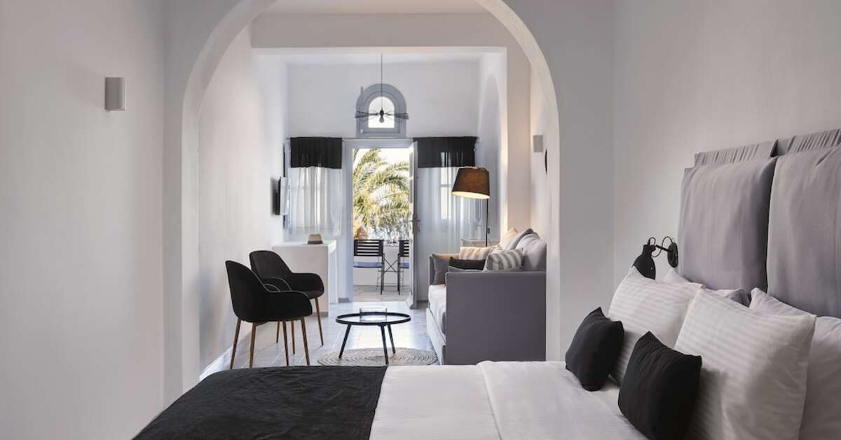 Ein Foto Mr & Mrs White Santorini