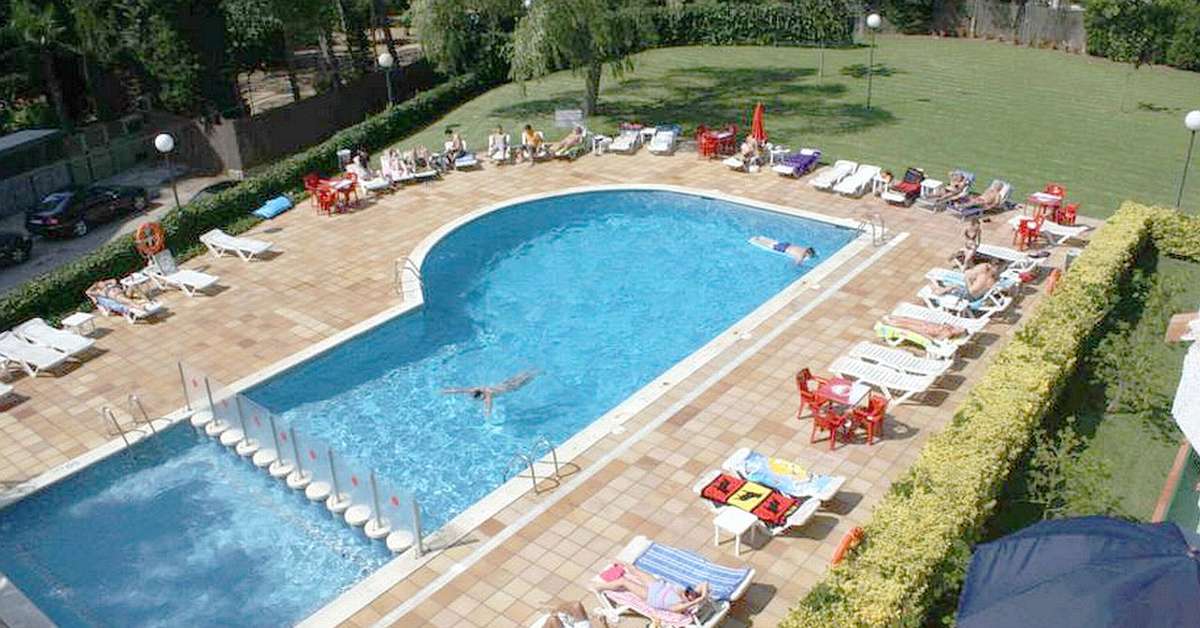 Een foto van het zwembad bij Aparthotel Las Mariposas
