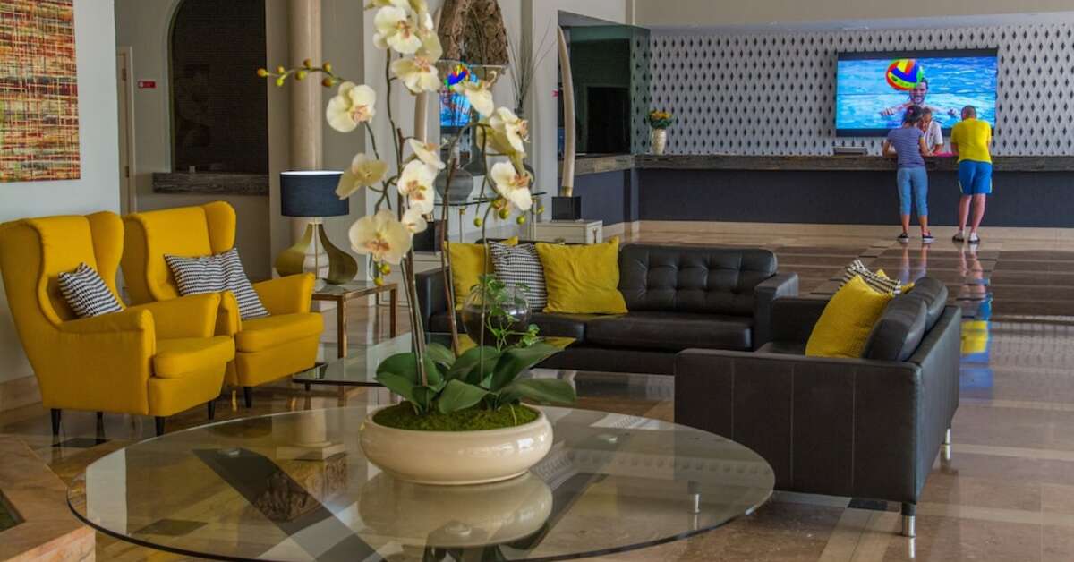 Een foto van het interieur van Luna Hotel da Oura