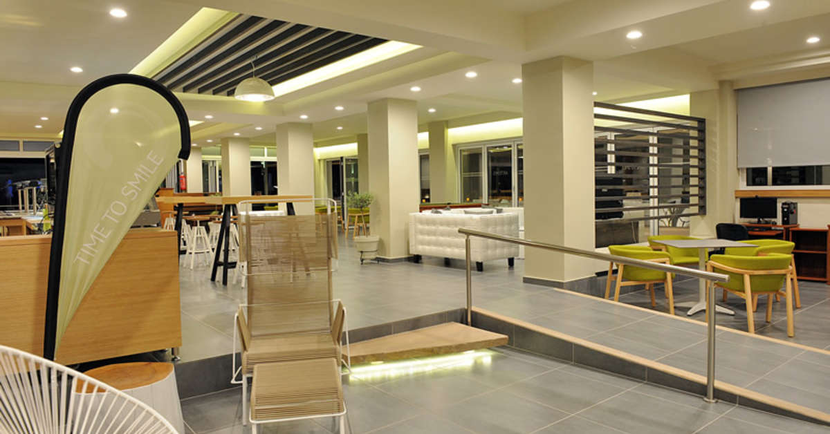 Een foto van het interieur van Time to Smile Artemis