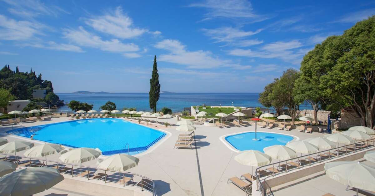 Een foto van het zwembad bij Hotel Astarea Dubrovnik