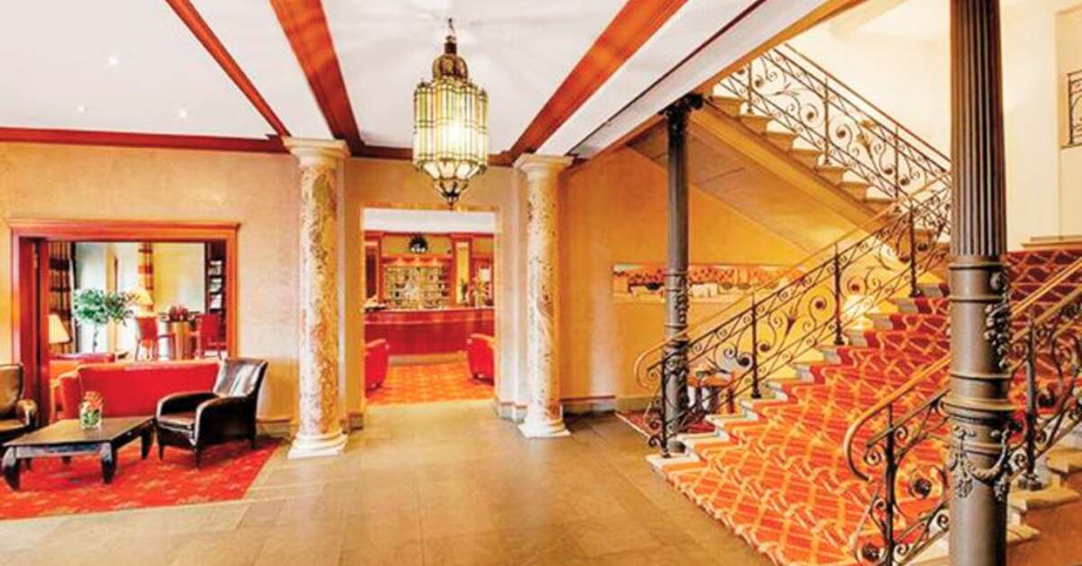 Een foto van het interieur van Hotel Halm Konstanz