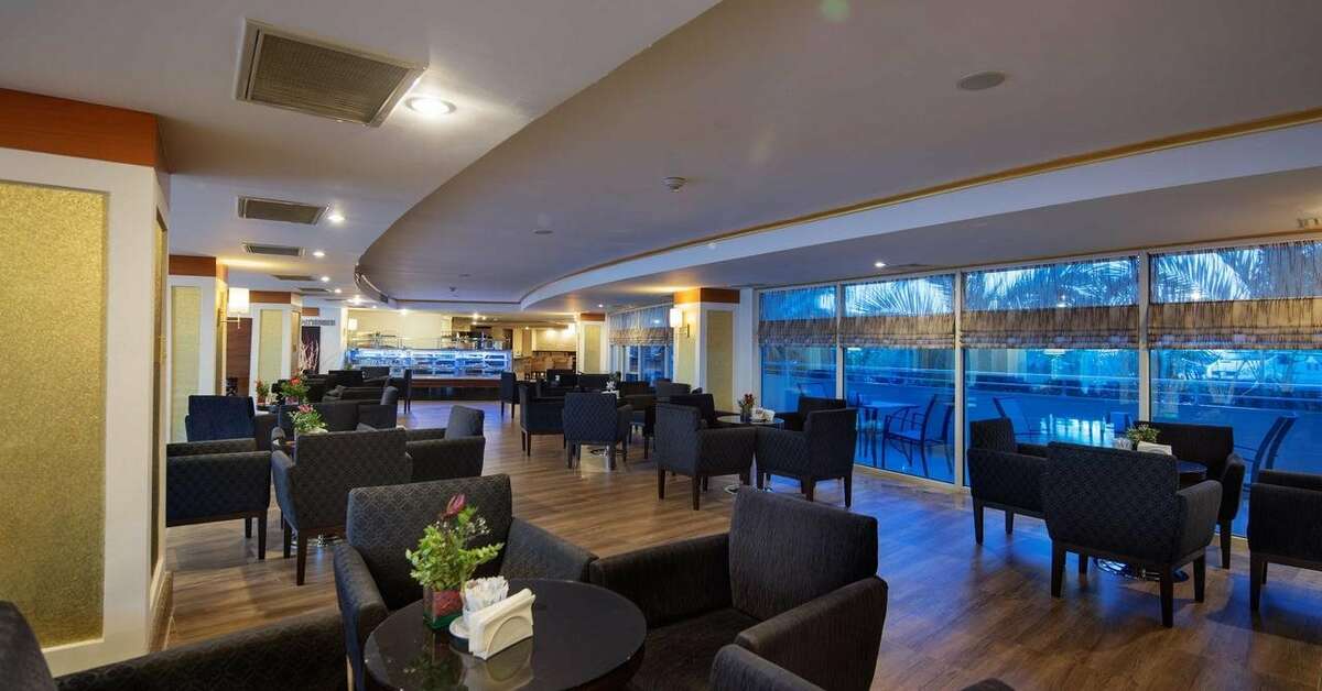 Een foto van het interieur van Crystal Admiral Aqua Collection