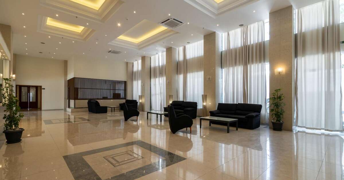 Een foto van het interieur van Castellum Suites