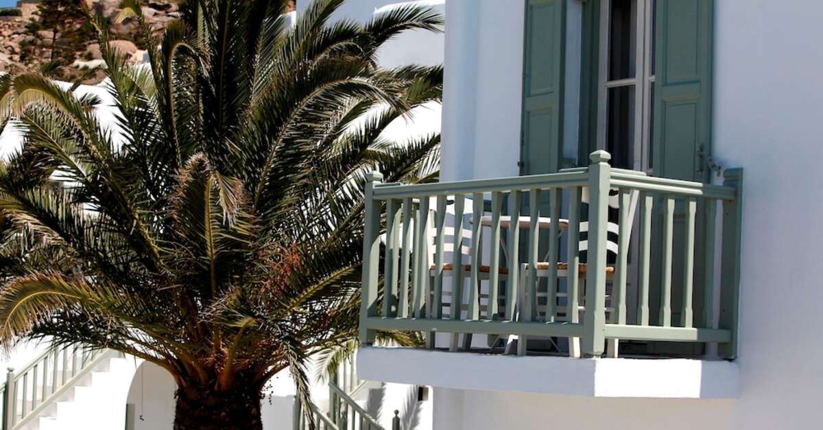 Een foto van de buitenkant van Olia Hotel