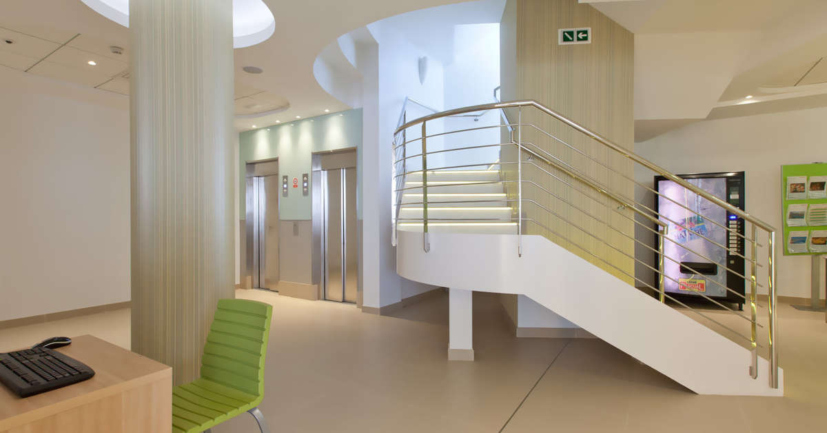 Een foto van het interieur van Riviera Beach Hotel