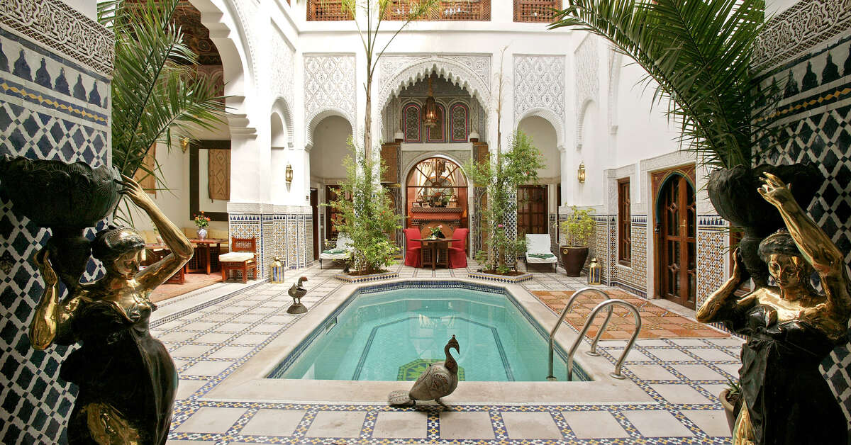 Een foto van een overzicht van Riad & Spa Esprit du Maroc
