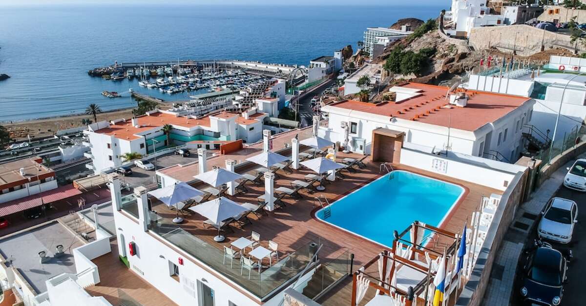 Een foto van het zwembad bij IG Nachosol Premium Appartementen