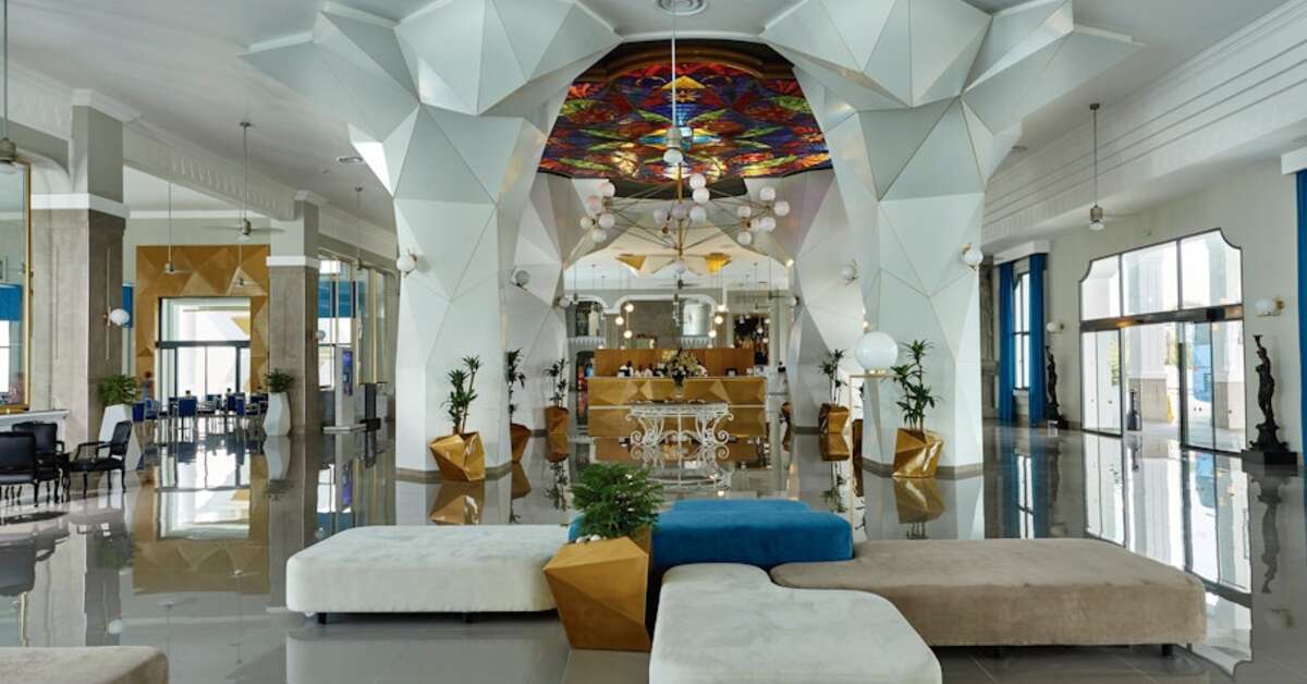 Een foto van het interieur van Riu Palace Punta Cana