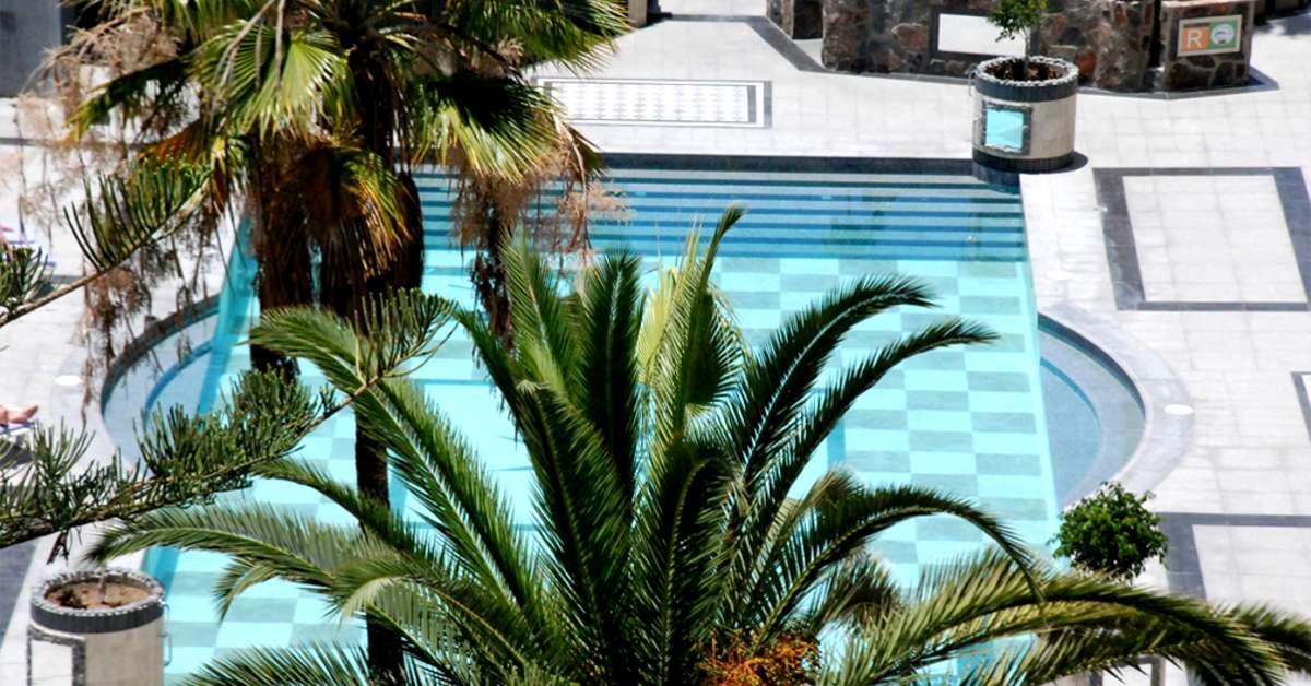 Ein Foto vom Pool im Maracaibo Aparthotel