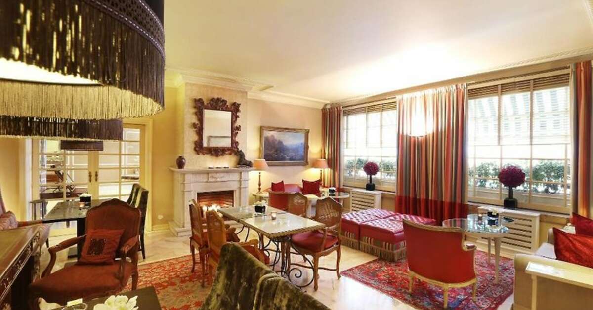 Een foto van het interieur van Hotel Lisboa Plaza