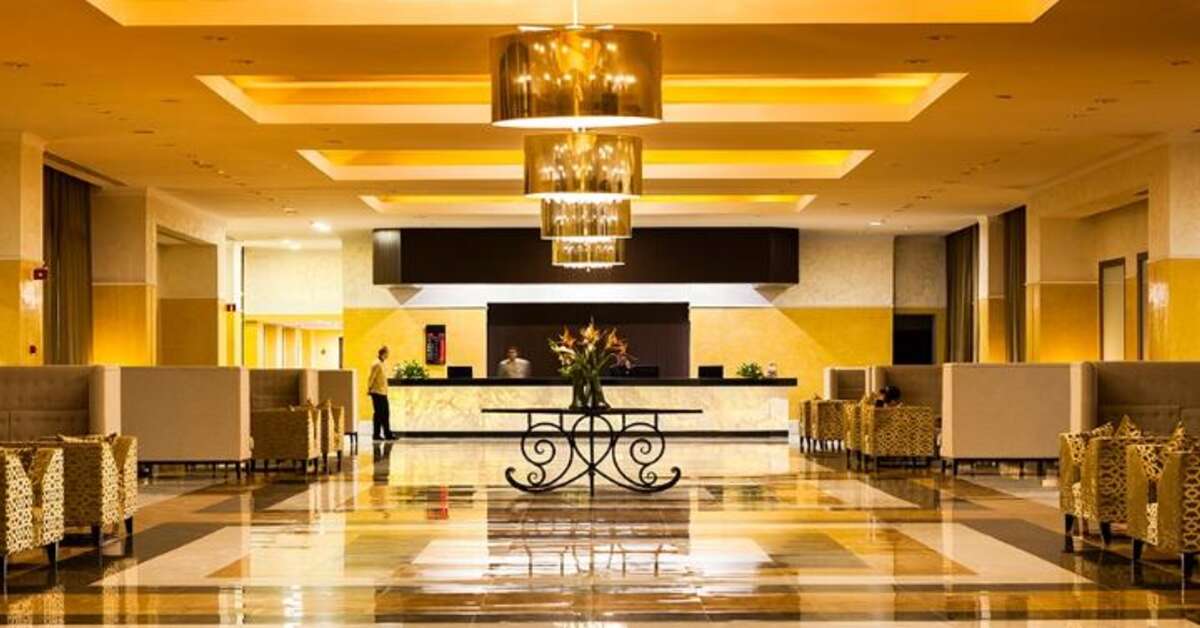 Een foto van het interieur van Barcelo Concorde Green Park Palace