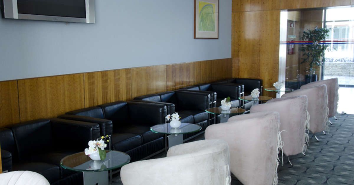 Een foto van het interieur van Vip Executive Santa Iria