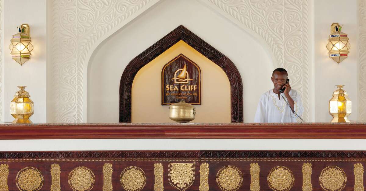 Een foto van het interieur van Sea Cliff Resort & Spa