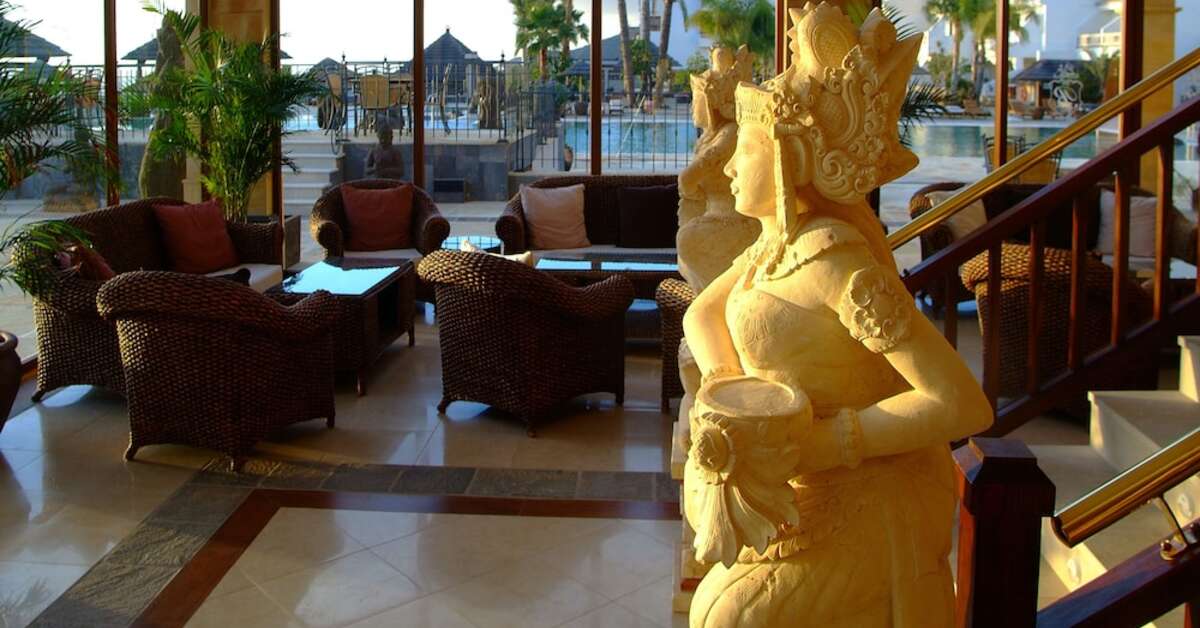 Een foto van het interieur van Regency Country Club Appartementen & Suites