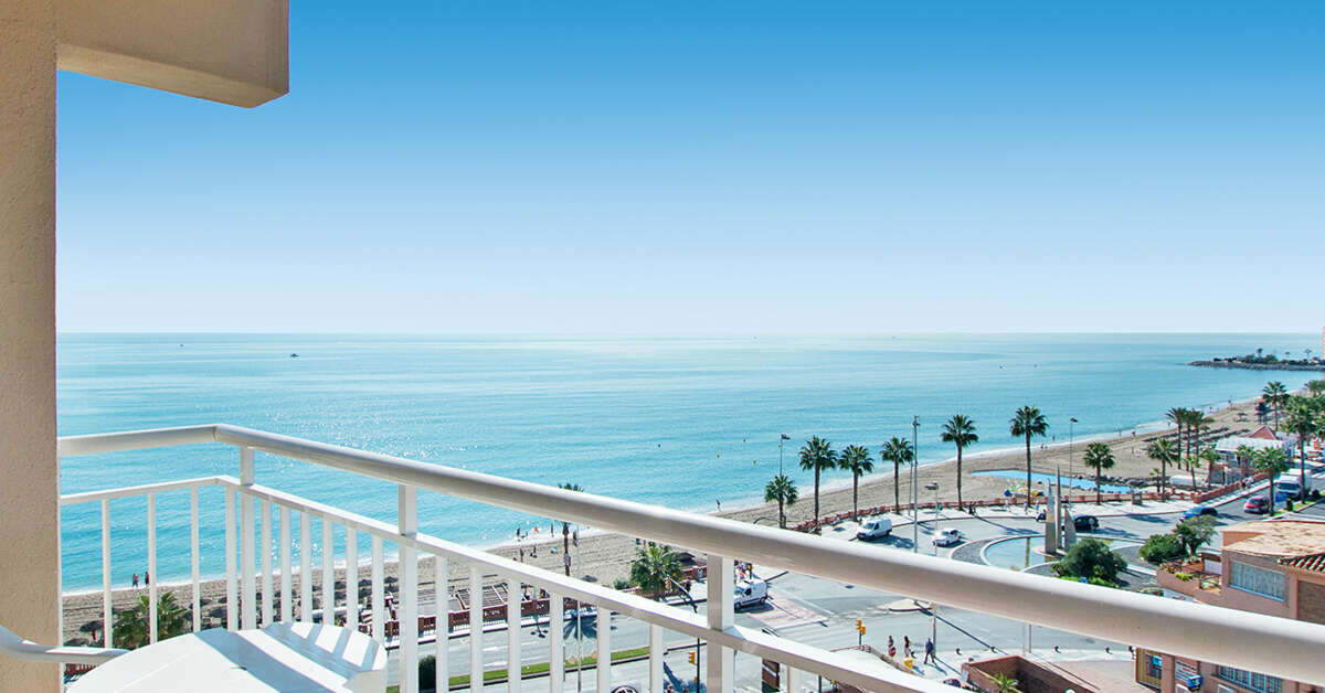 Een foto van de buitenkant van Hotel Alba Beach