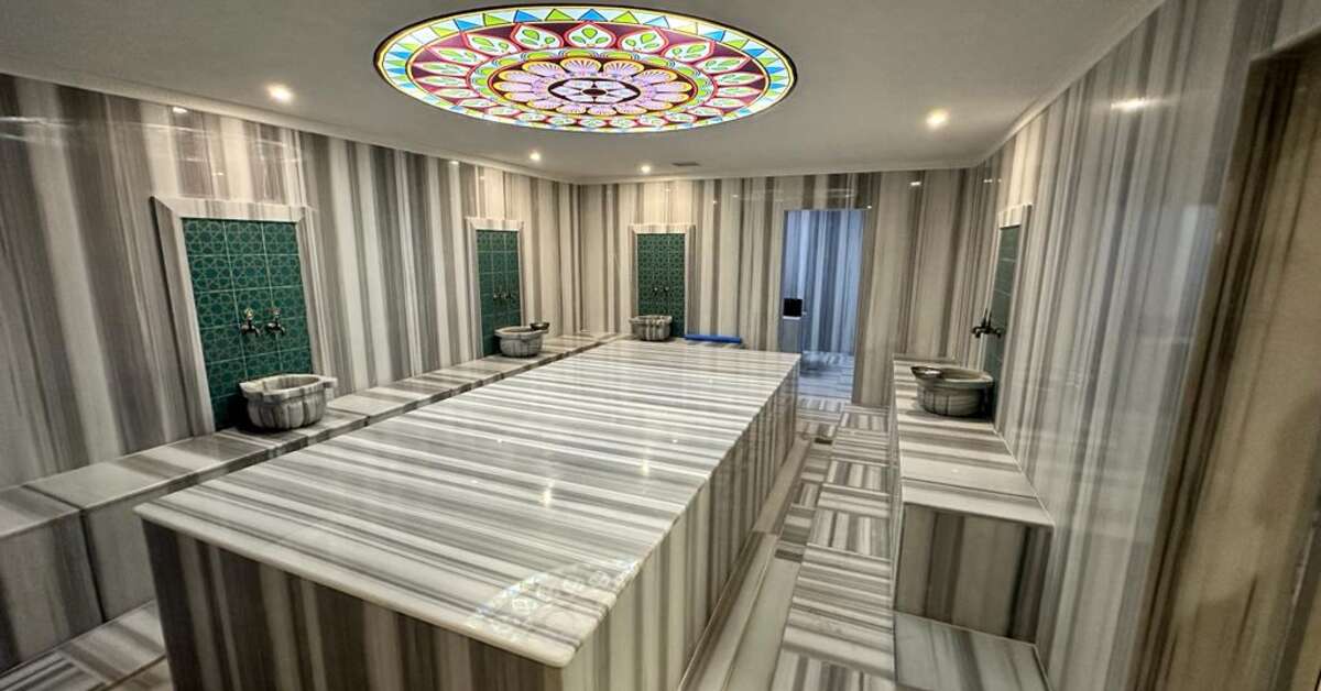 Een foto van de faciliteiten bij Side Golden Rock Hotel