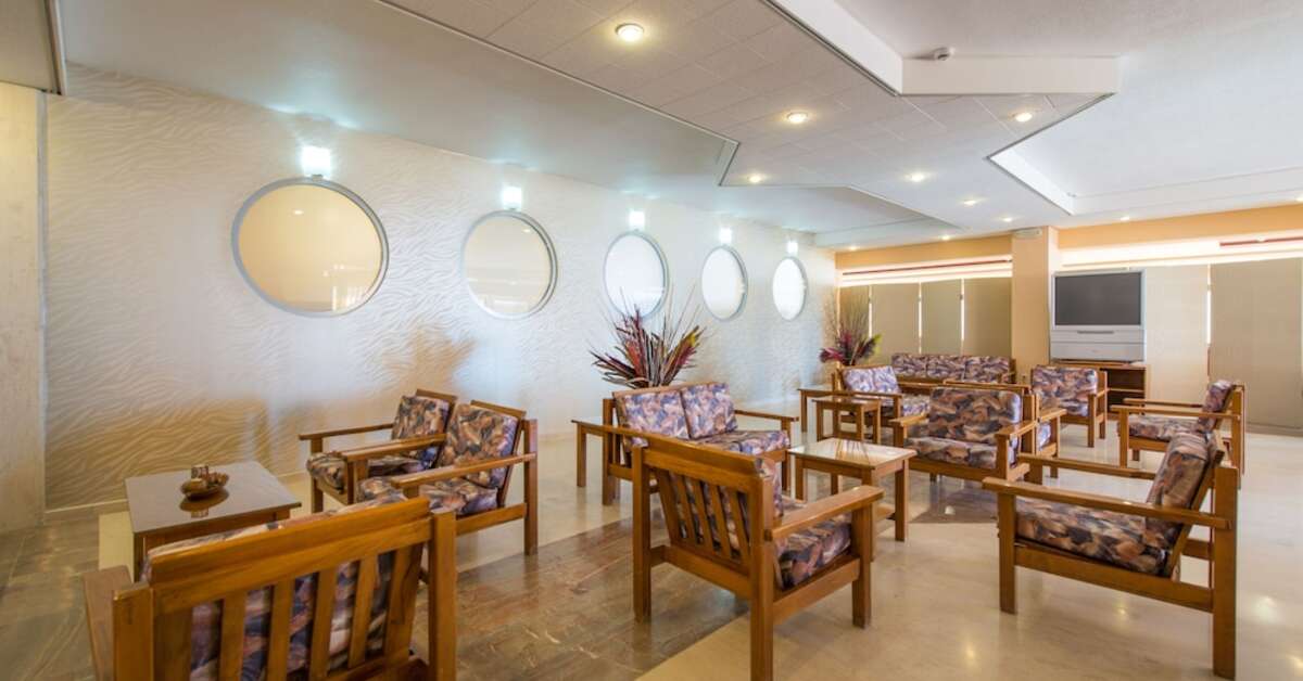 Een foto van het interieur van Astir Beach Hotel