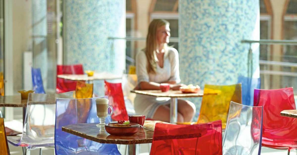 Een foto van de faciliteiten bij Atlantica Oasis Hotel