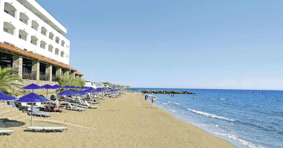 Een foto van het strand bij Hotel Petra Mare