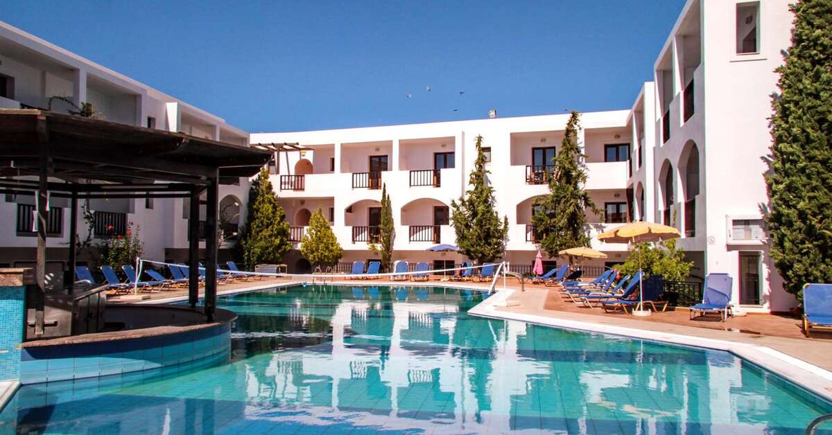 Een foto van het zwembad bij Club Lyda Hotel